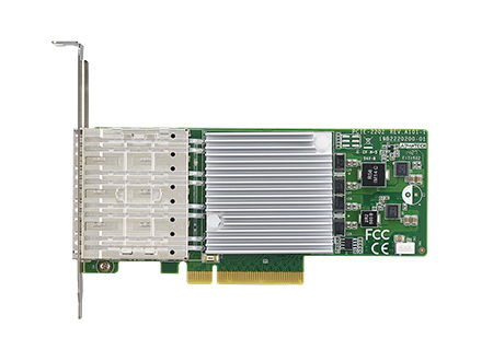 Quad Port Fiber 10GbE (SFP+) Ethernet PCI Express Server Adapter with Intel<sup>®</sup> XL710-BM1